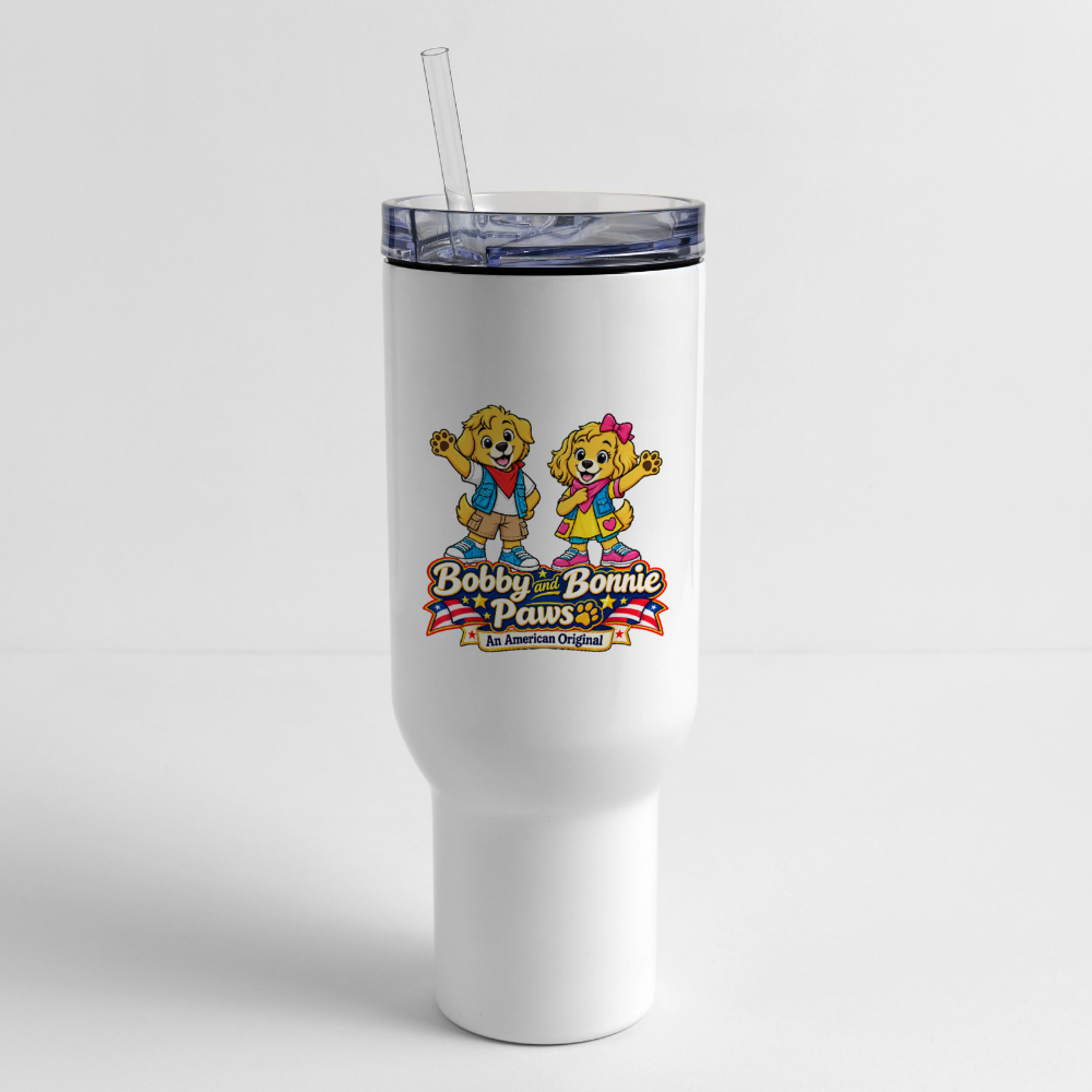 40 oz Travel Tumbler - white