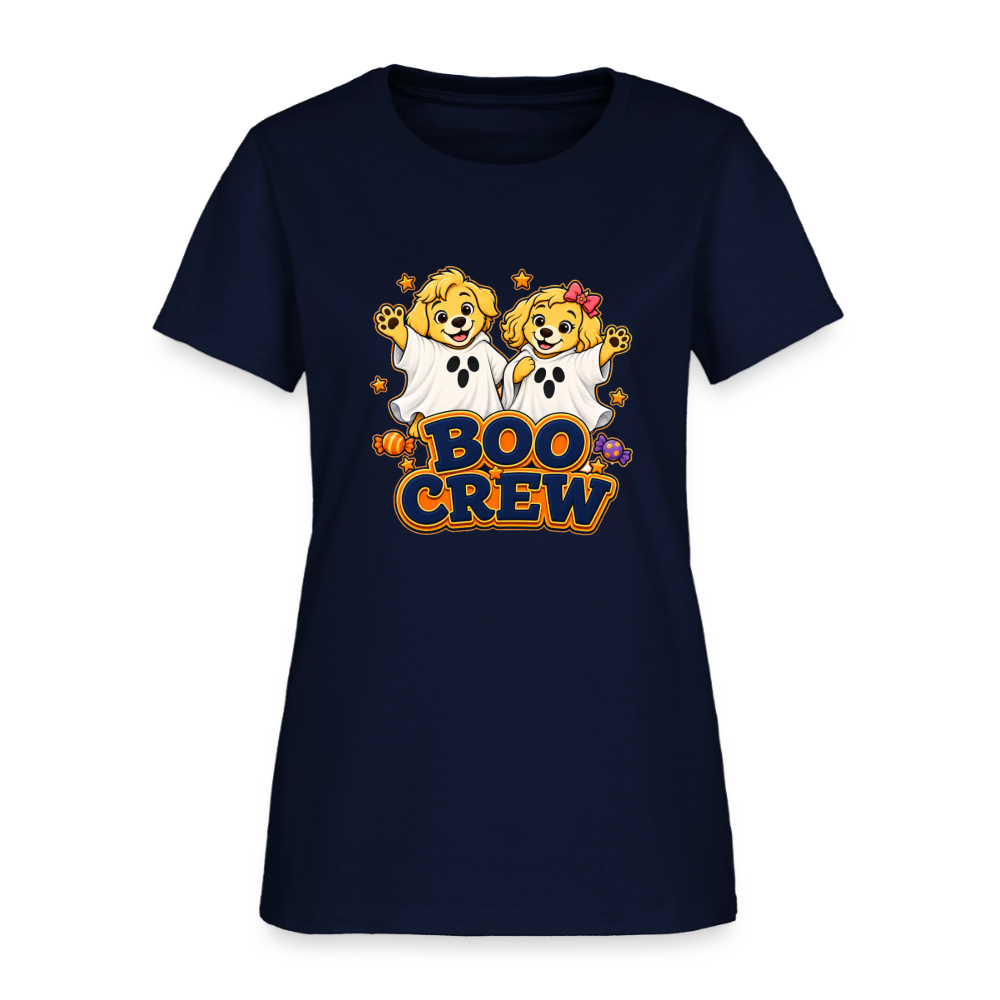 Bobby and Bonnie Halloween Women's T-Shirt - navy