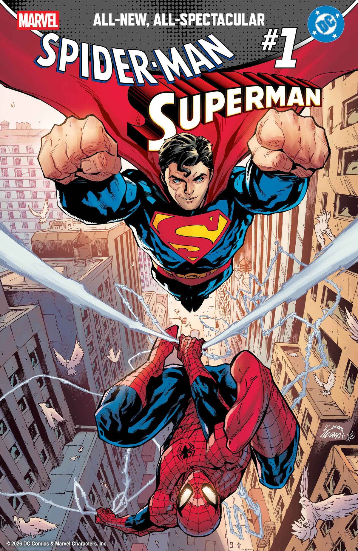 MARVEL/DC: SPIDER-MAN/SUPERMAN #1 RYAN STEGMAN VARIANT