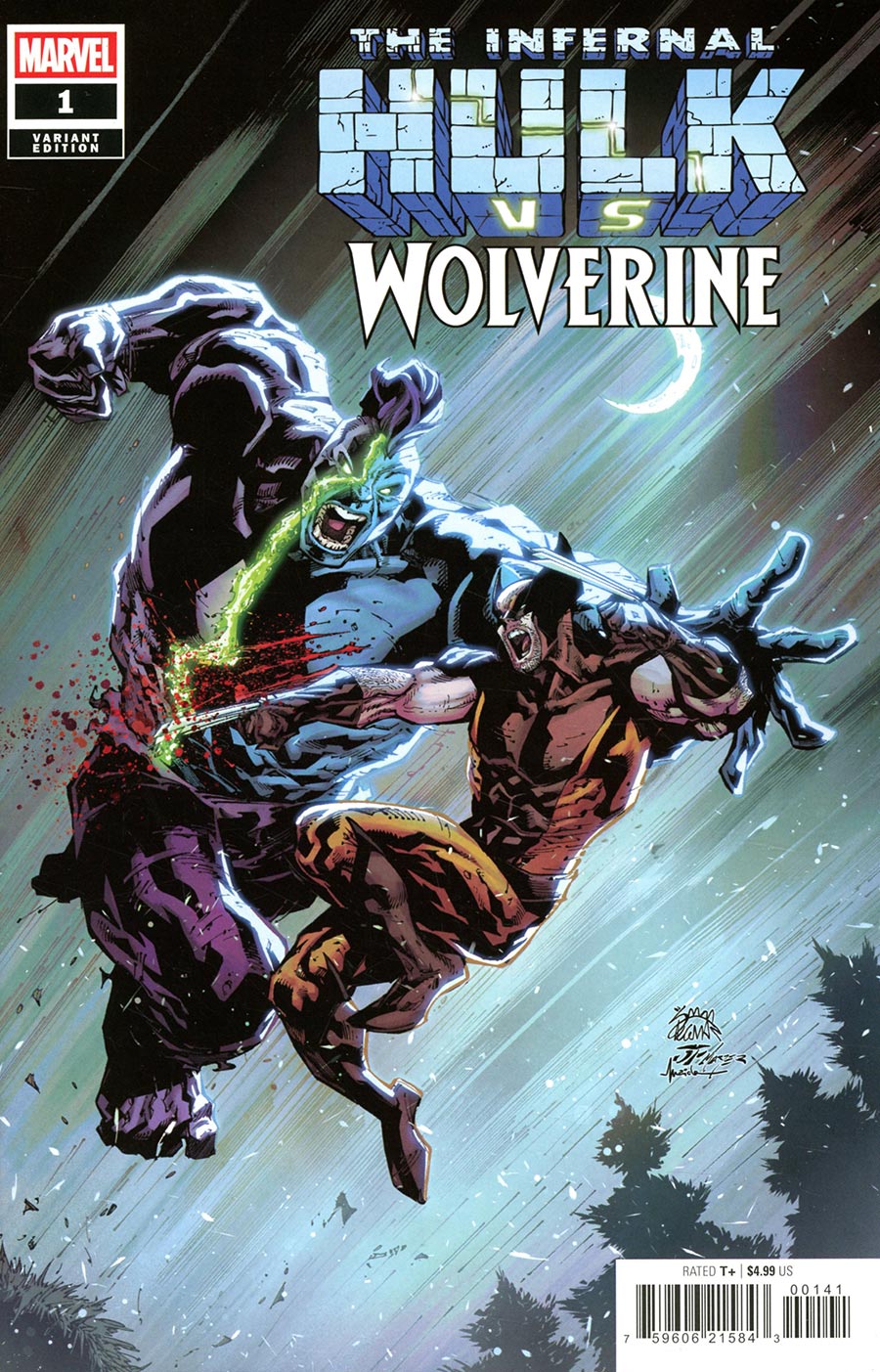 Infernal Hulk vs Wolverine #1 CVR D