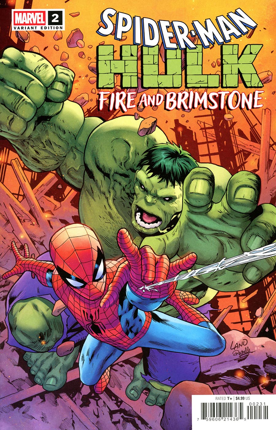 Spider-Man Hulk Fire And Brimstone #2 CVR D