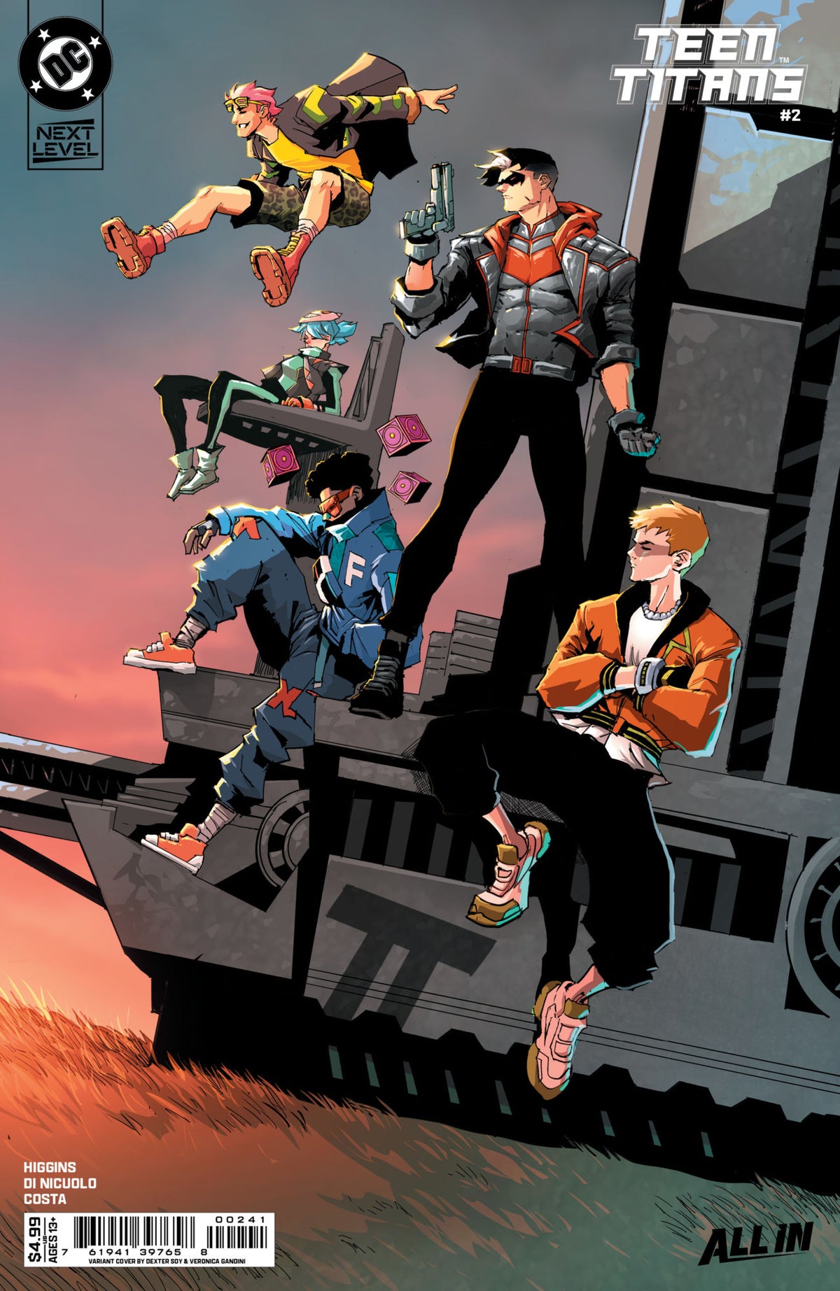 TEEN TITANS #2 CVR D DEXTER SOY CARD STOCK VAR