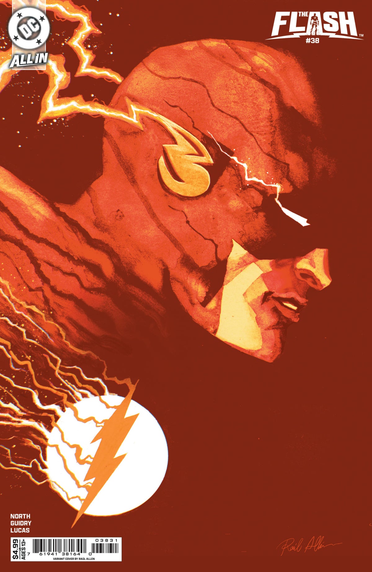 FLASH #38 CVR C RAUL ALLEN CARD STOCK VAR