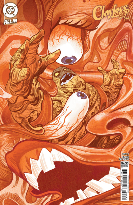 CLAYFACE CELEBRITY DIRT #4 (OF 6) CVR B MIKE DEL MUNDO CARD STOCK VAR