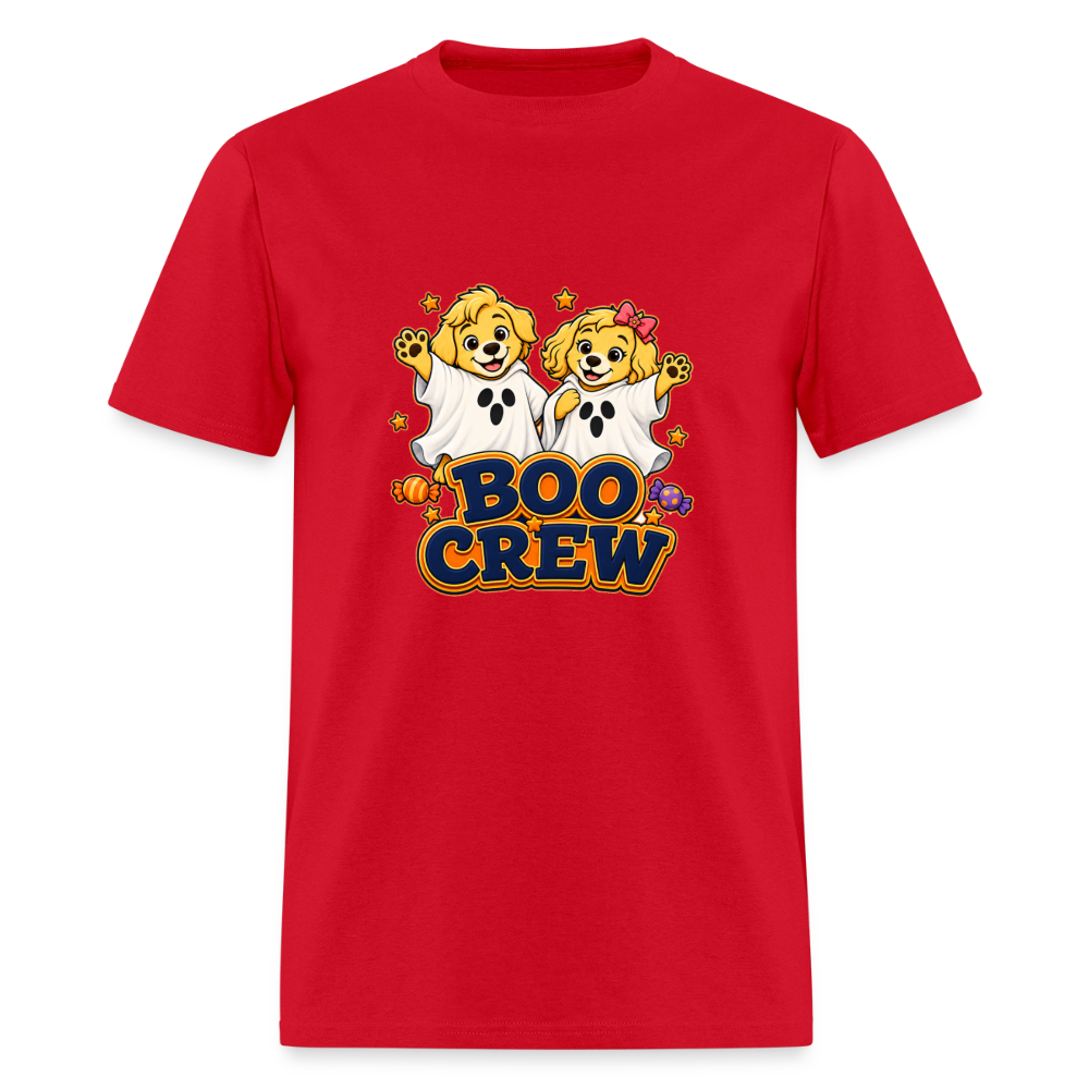 Bobby and Bonnie Halloween Boo Crew Men's T-Shirt - red