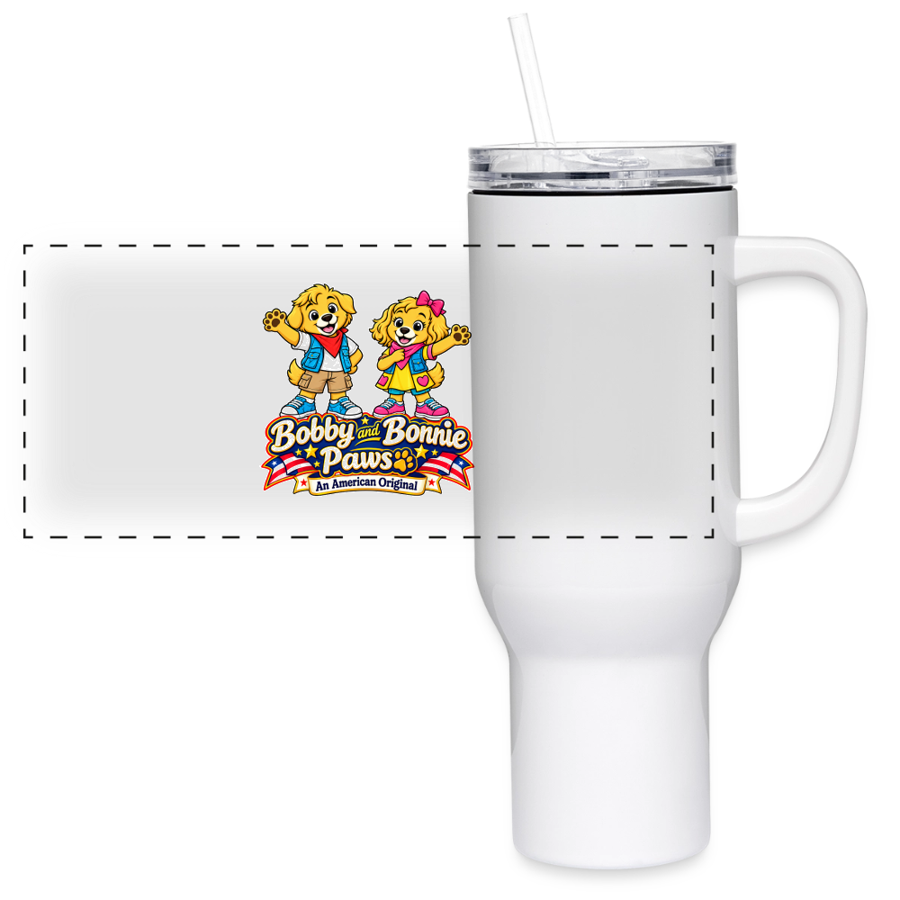 40 oz Travel Tumbler - white