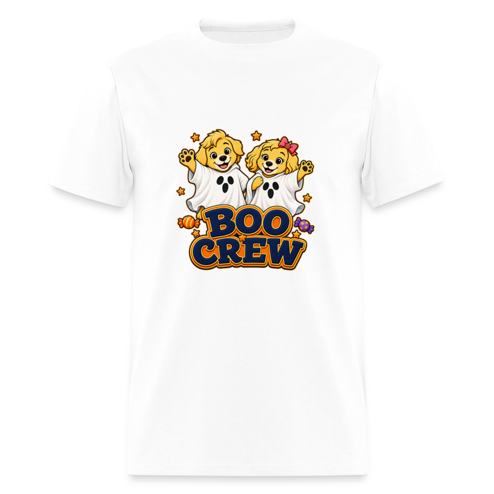 Bobby and Bonnie Halloween Boo Crew Men's T-Shirt - white