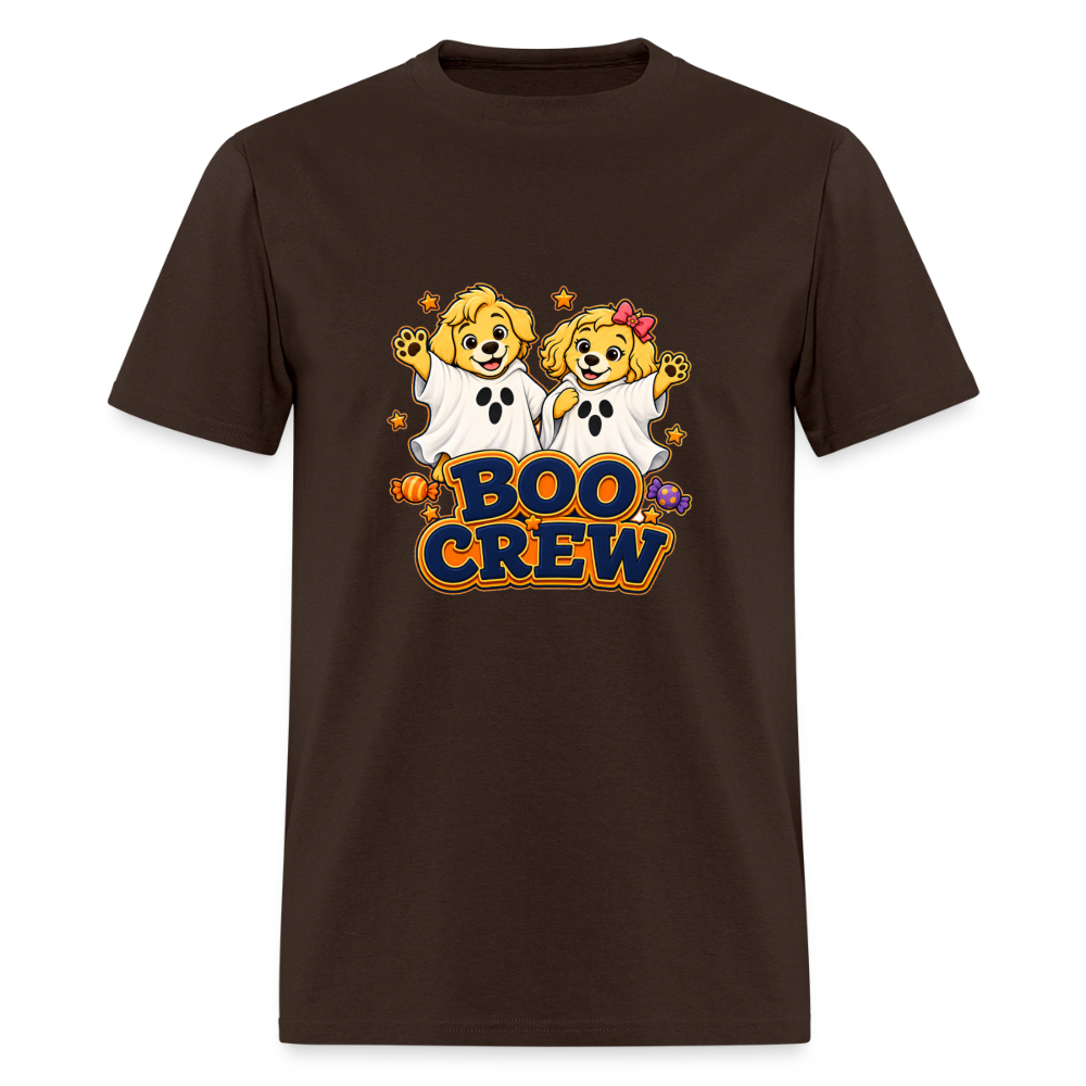 Bobby and Bonnie Halloween Boo Crew Men's T-Shirt - brown