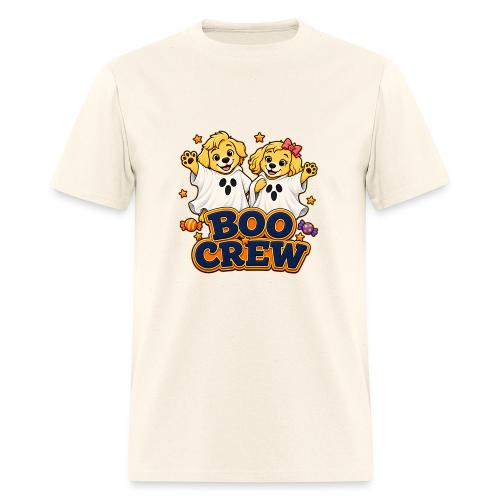 Bobby and Bonnie Halloween Boo Crew Men's T-Shirt - sweet cream heather