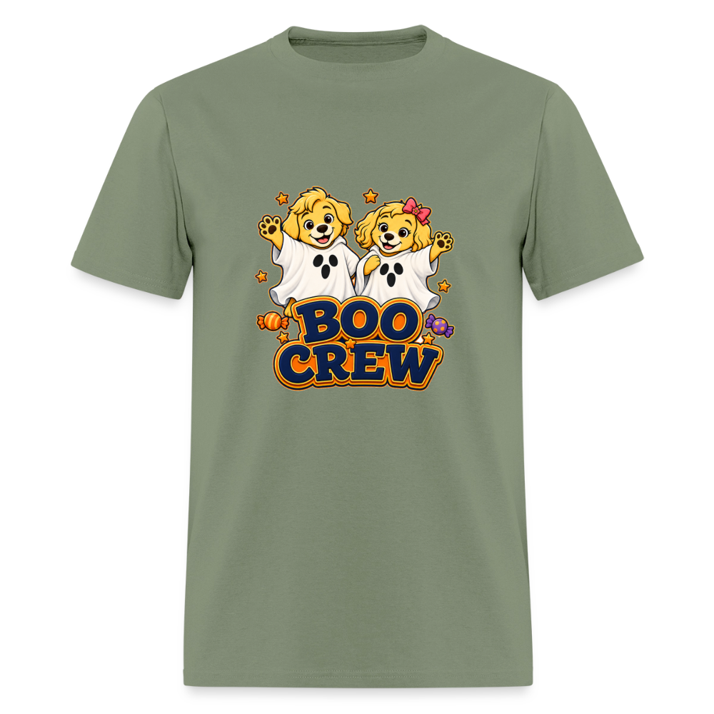 Bobby and Bonnie Halloween Boo Crew Men's T-Shirt - military green
