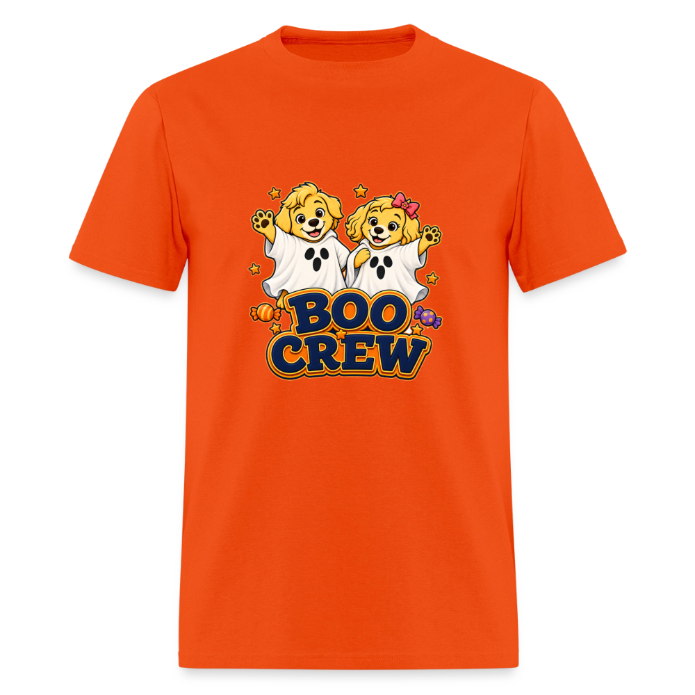 Bobby and Bonnie Halloween Boo Crew Men's T-Shirt - orange