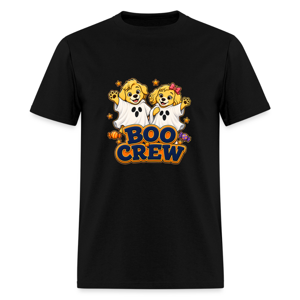 Bobby and Bonnie Halloween Boo Crew Men's T-Shirt - black
