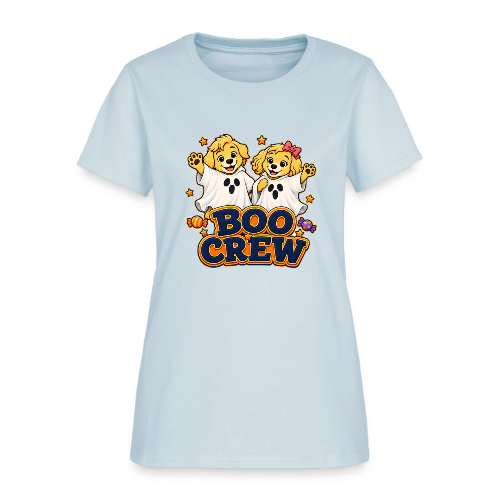 Bobby and Bonnie Halloween Women's T-Shirt - light blue