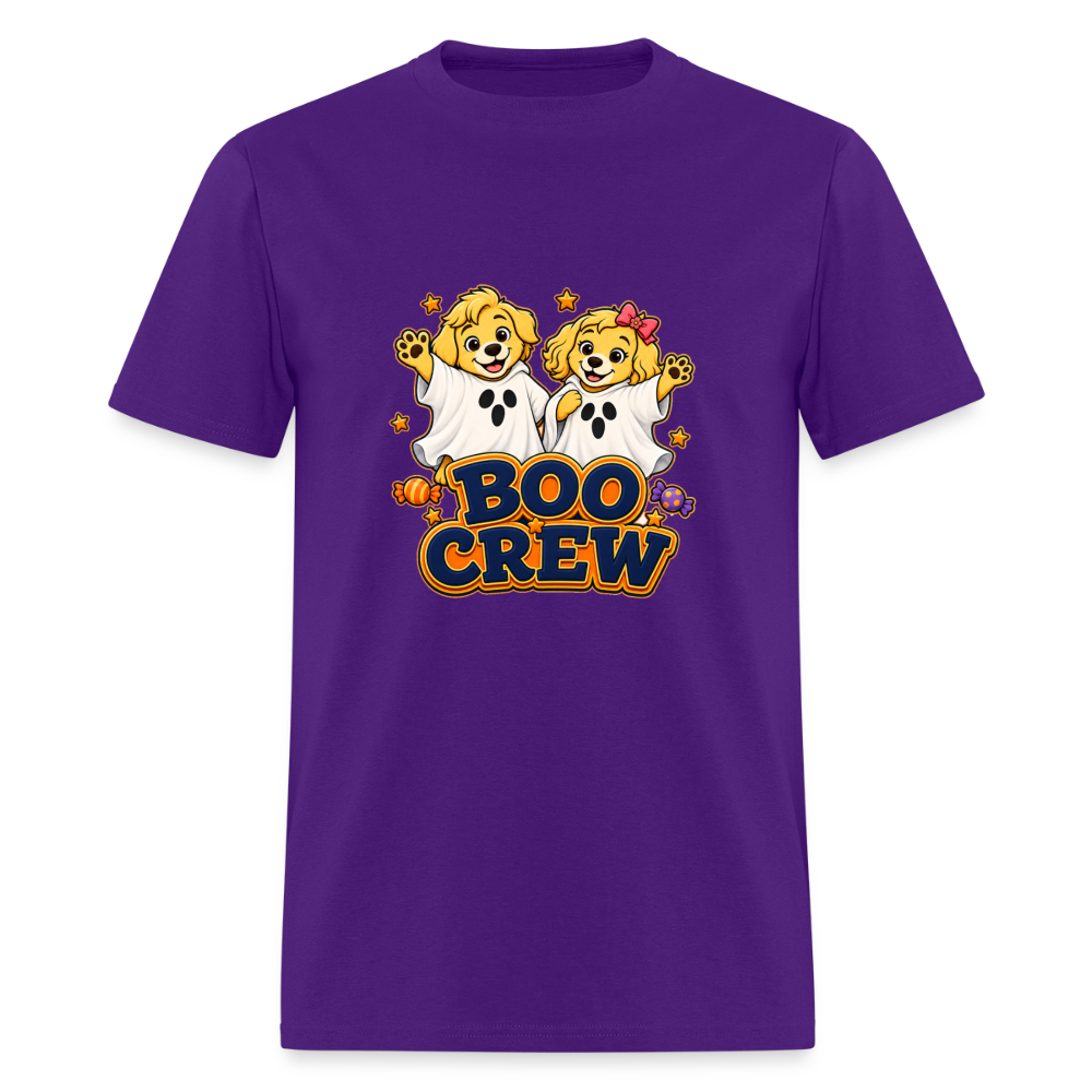 Bobby and Bonnie Halloween Boo Crew Men's T-Shirt - purple