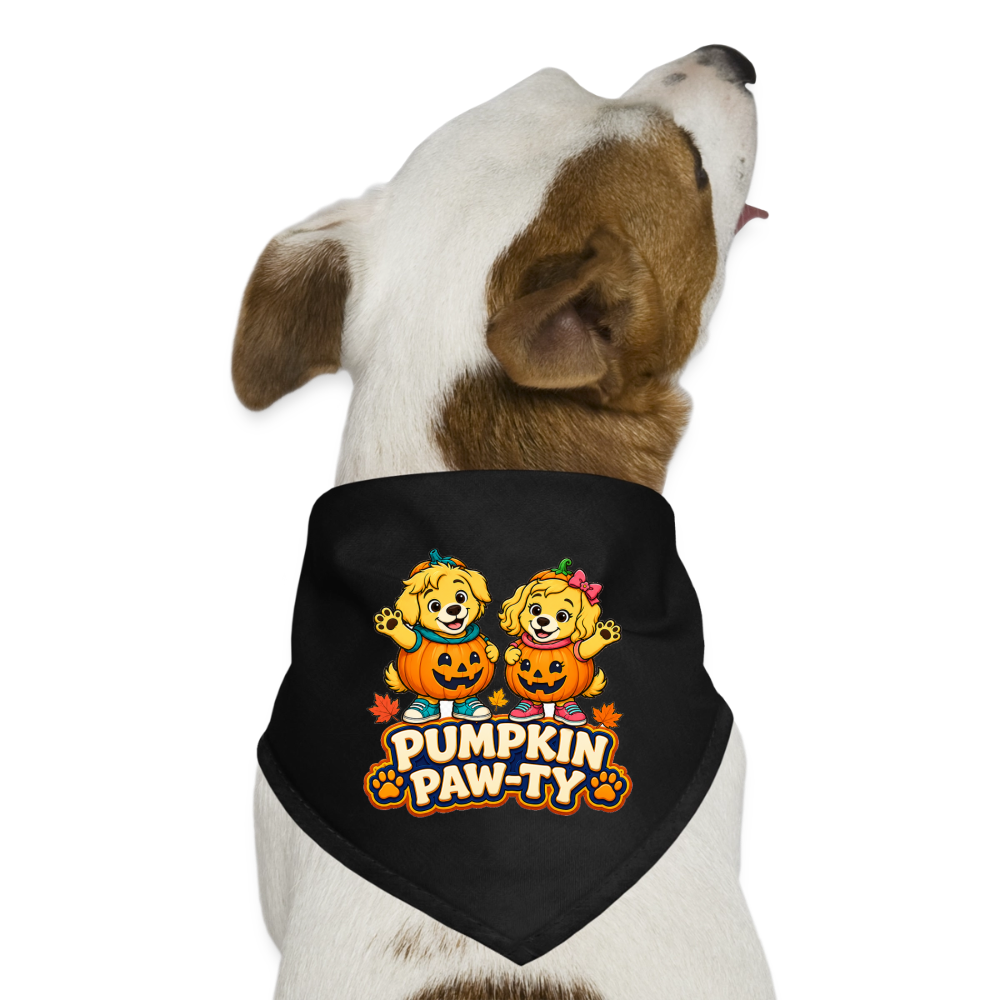 Bobby and Bonnie Dog Bandana - black