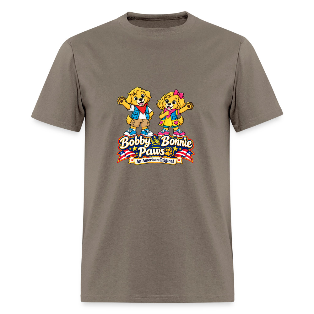 Men's T-Shirt Bobby and Bonnie Paws - safari