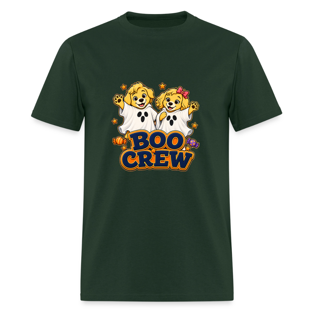 Bobby and Bonnie Halloween Boo Crew Men's T-Shirt - forest green