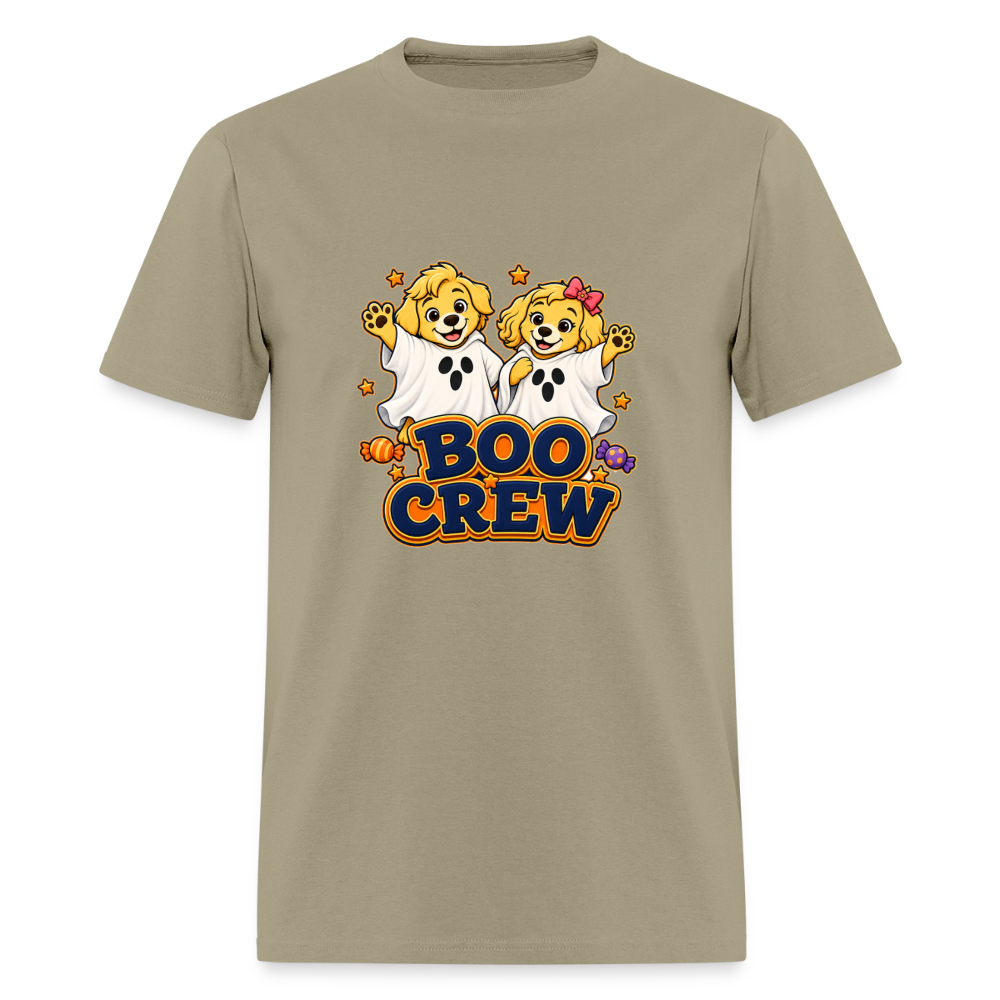 Bobby and Bonnie Halloween Boo Crew Men's T-Shirt - khaki