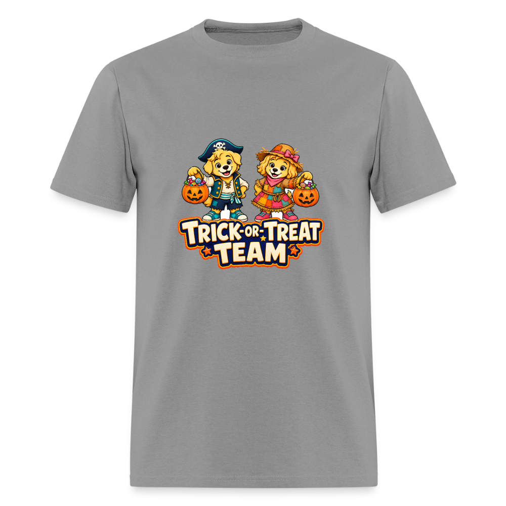Bobby and Bonnie Halloween Trick or Treat Team Men's T-Shirt - rock