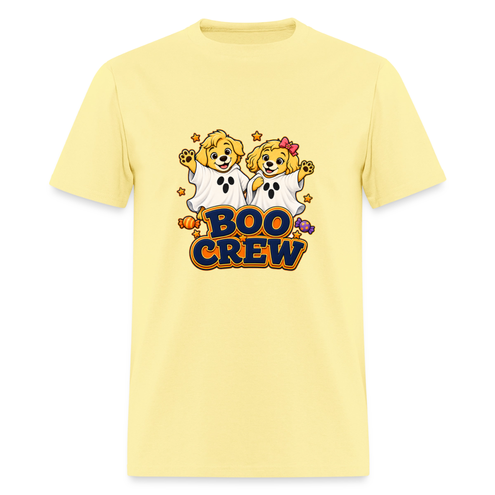 Bobby and Bonnie Halloween Boo Crew Men's T-Shirt - cornsilk
