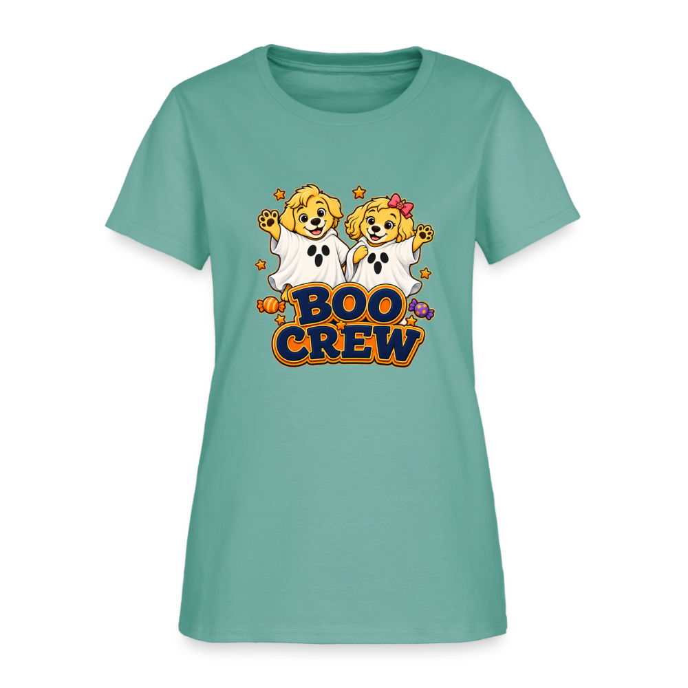 Bobby and Bonnie Halloween Women's T-Shirt - aquatic