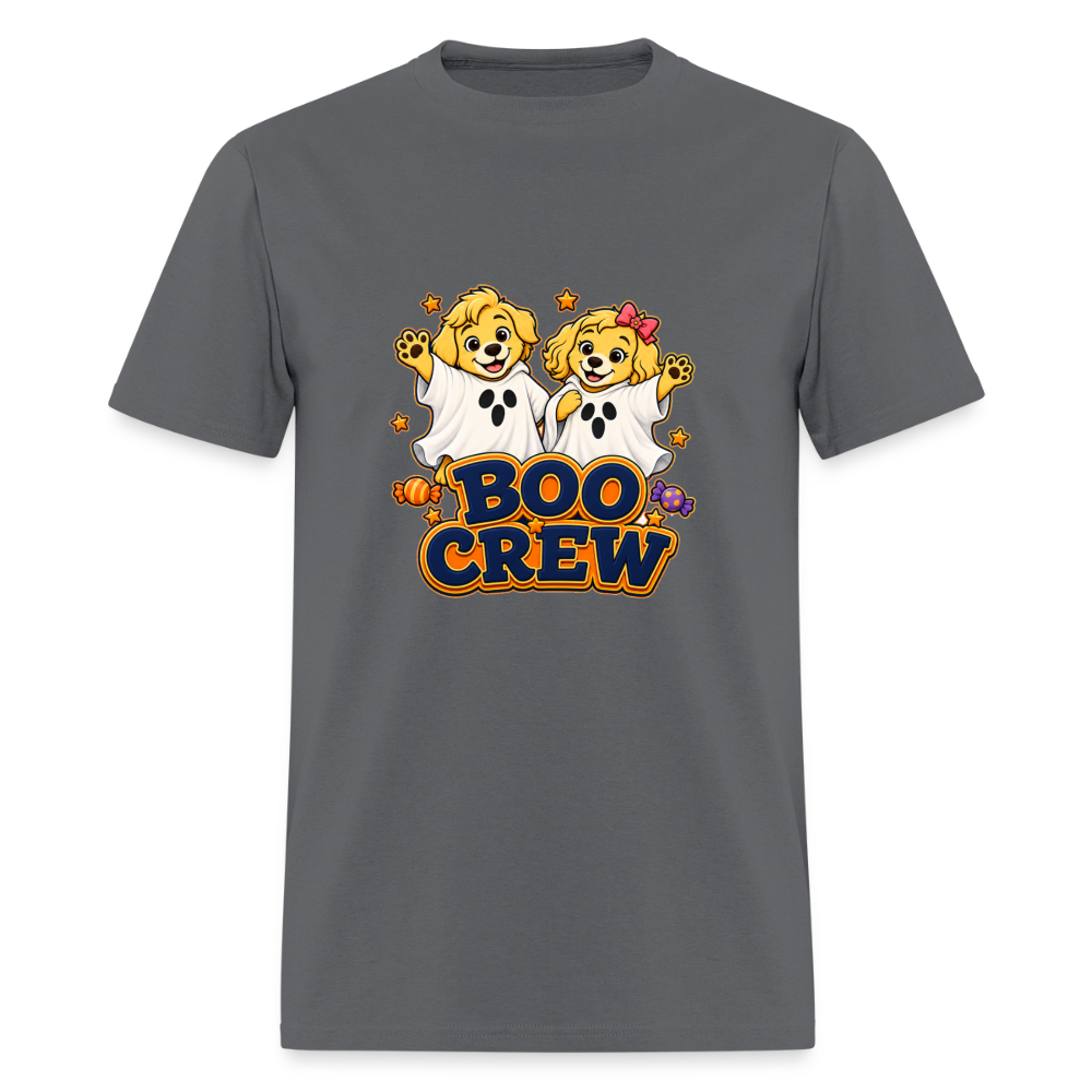 Bobby and Bonnie Halloween Boo Crew Men's T-Shirt - charcoal