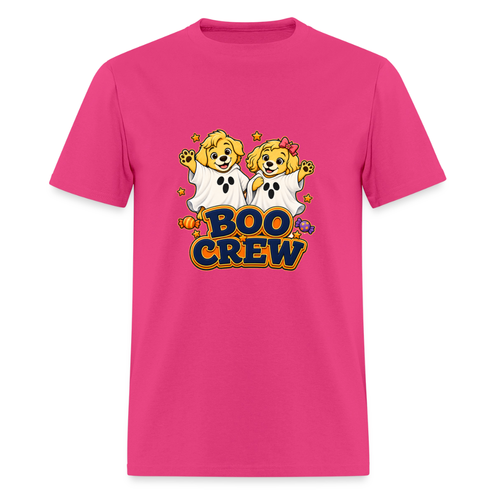 Bobby and Bonnie Halloween Boo Crew Men's T-Shirt - fuchsia