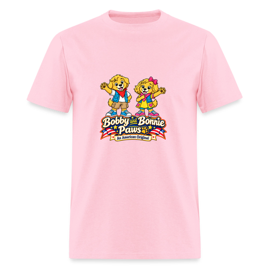 Men's T-Shirt Bobby and Bonnie Paws - pink