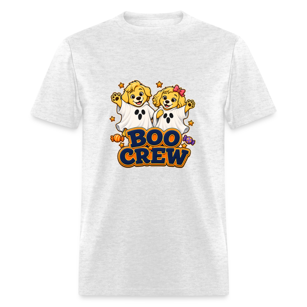 Bobby and Bonnie Halloween Boo Crew Men's T-Shirt - light heather gray