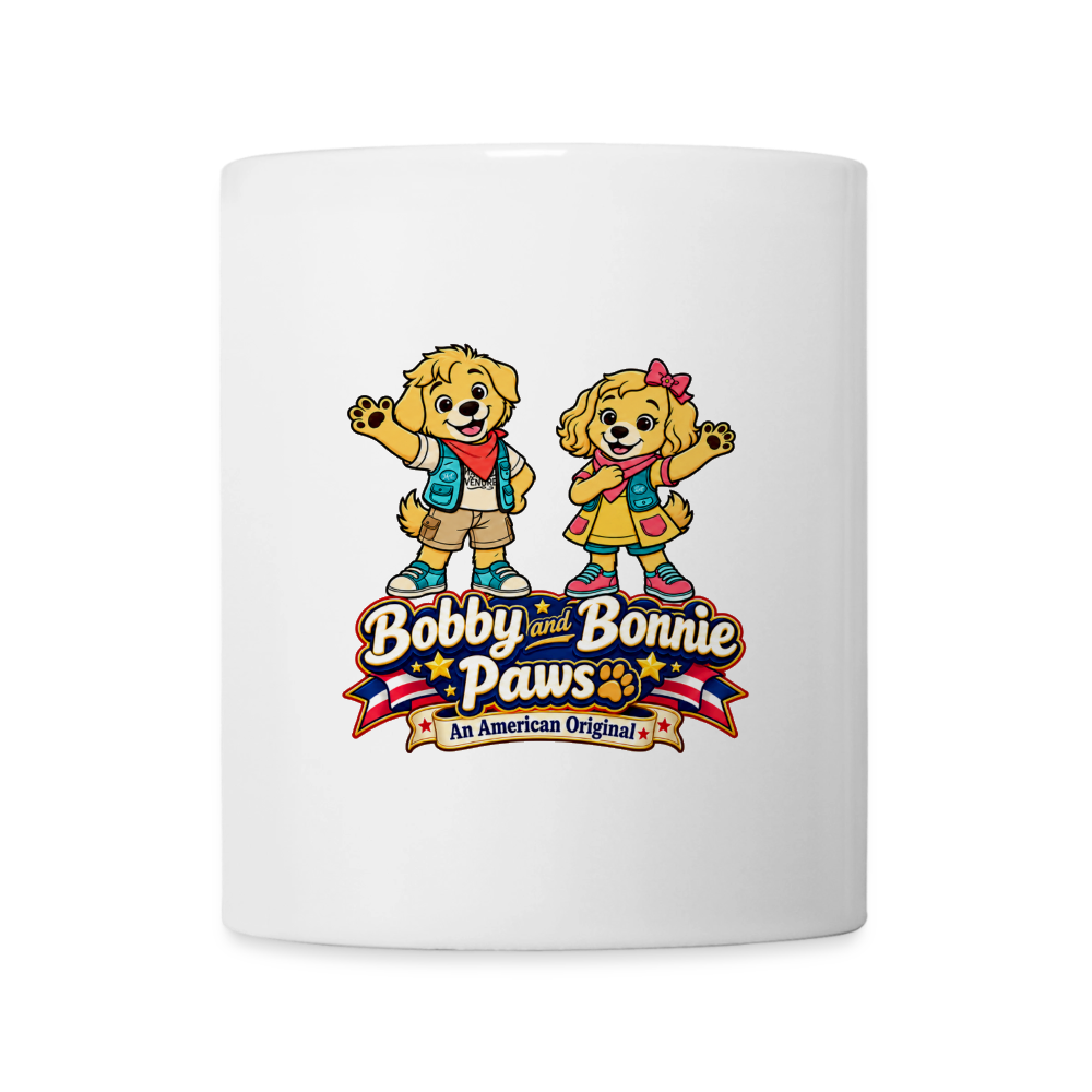 Bobby and Bonnie Coffee Mug - white