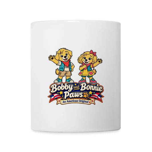 Bobby and Bonnie Coffee Mug - white