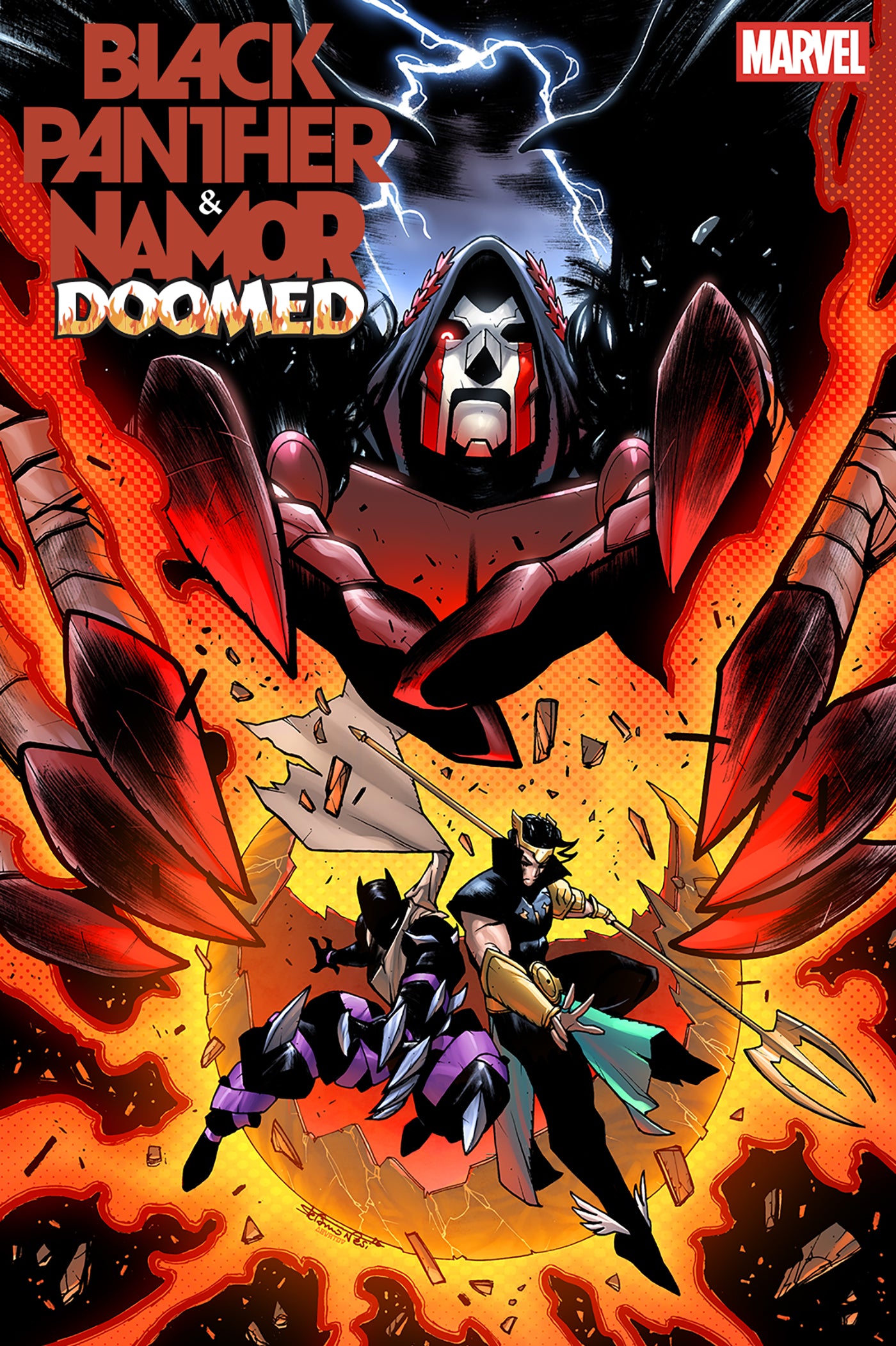Black Panther/Namor: Doomed #2 (Stefano Nesi Variant)
