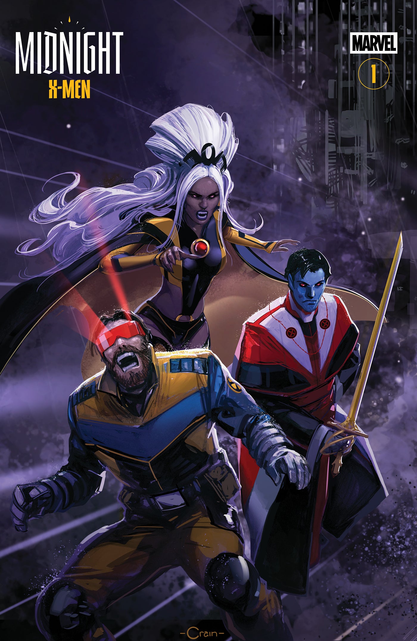 Midnight X-Men #1 (Clayton Crain 3-Part Connecting Variant)