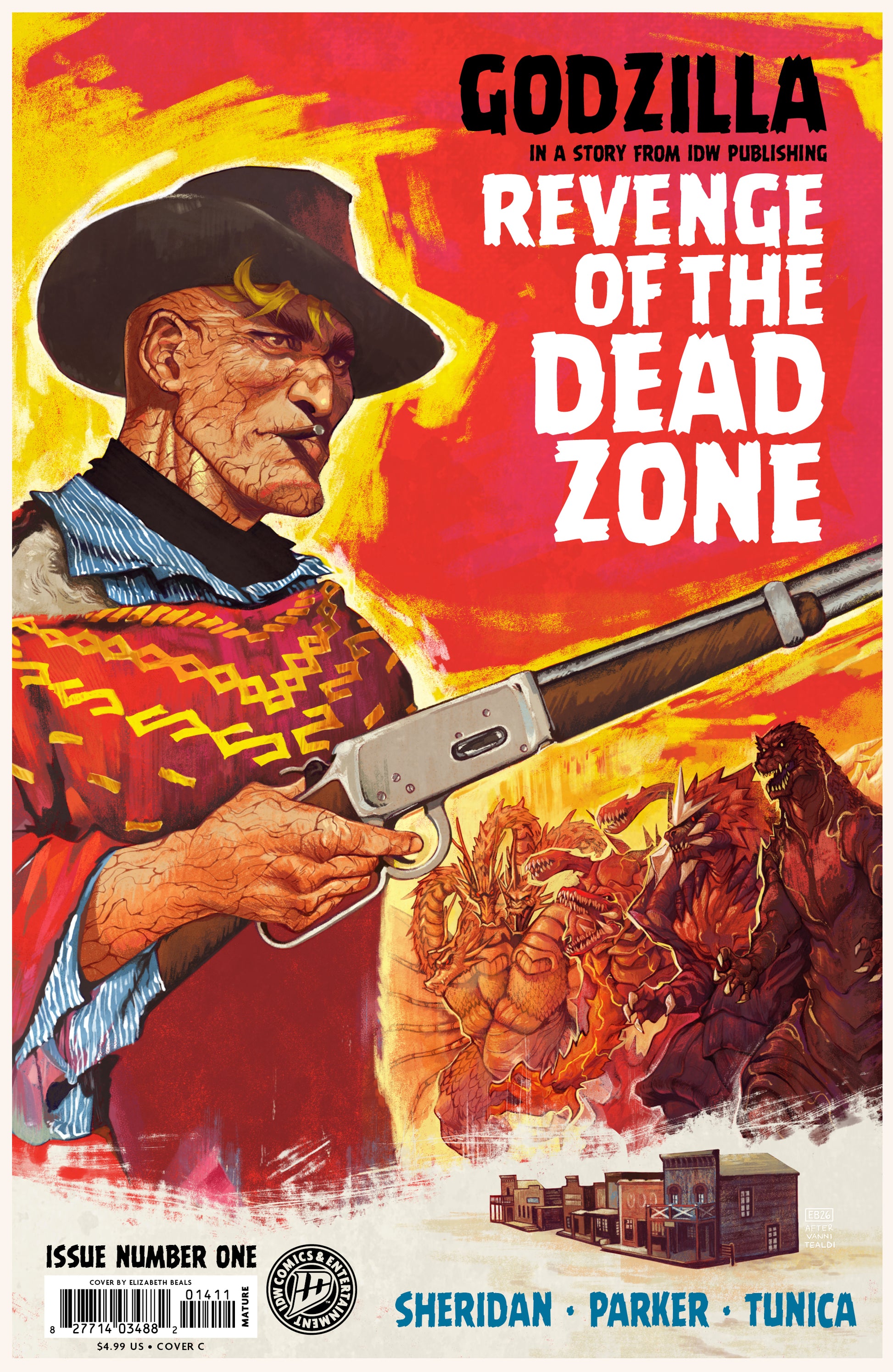 Godzilla: Revenge of the Deadzone - Kai-Sei Era #1 (Elizabeth Beals Movie Homage Variant C)