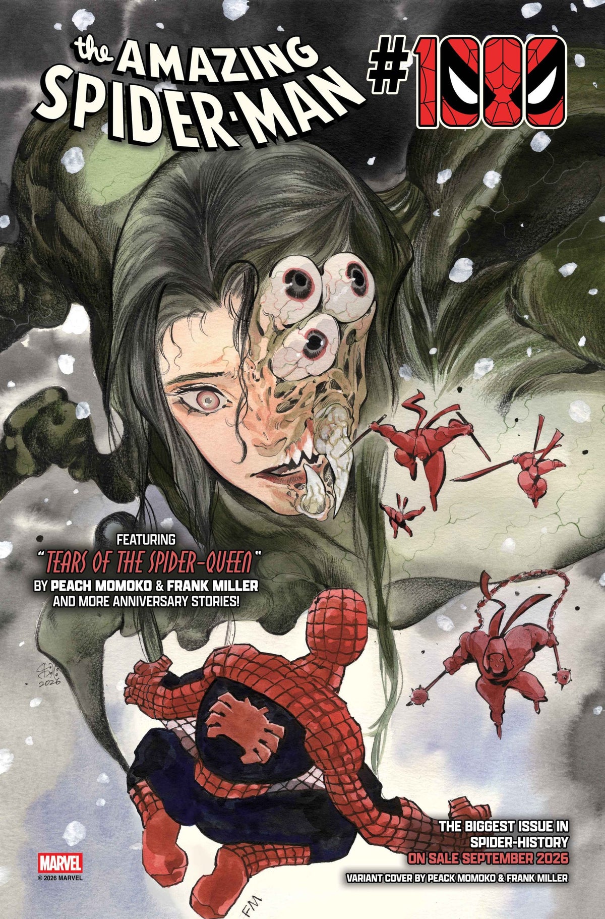 Amazing Spider-Man #1000 Momoko & Miller Variant Cover