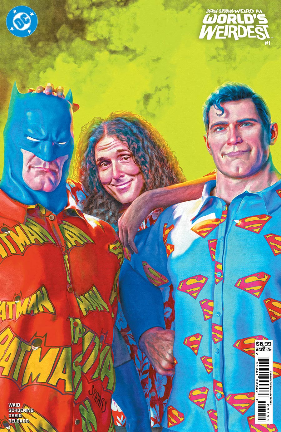 Batman Superman Weird Al Worlds Weirdest #1 CVR B