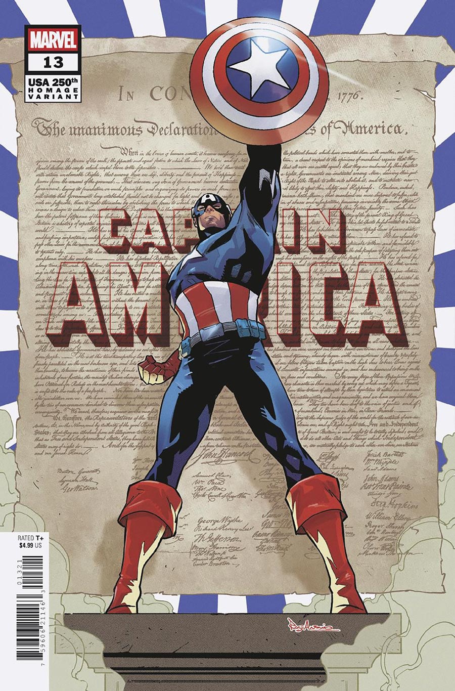 Captain America #13 (USA 250 CVR)