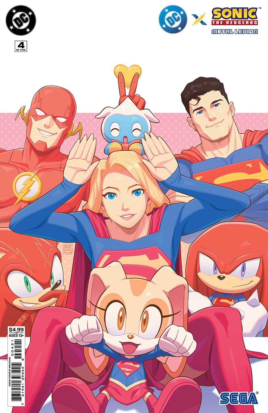 DC x Sonic The Hedgehog Metal Legion #4 CVR B