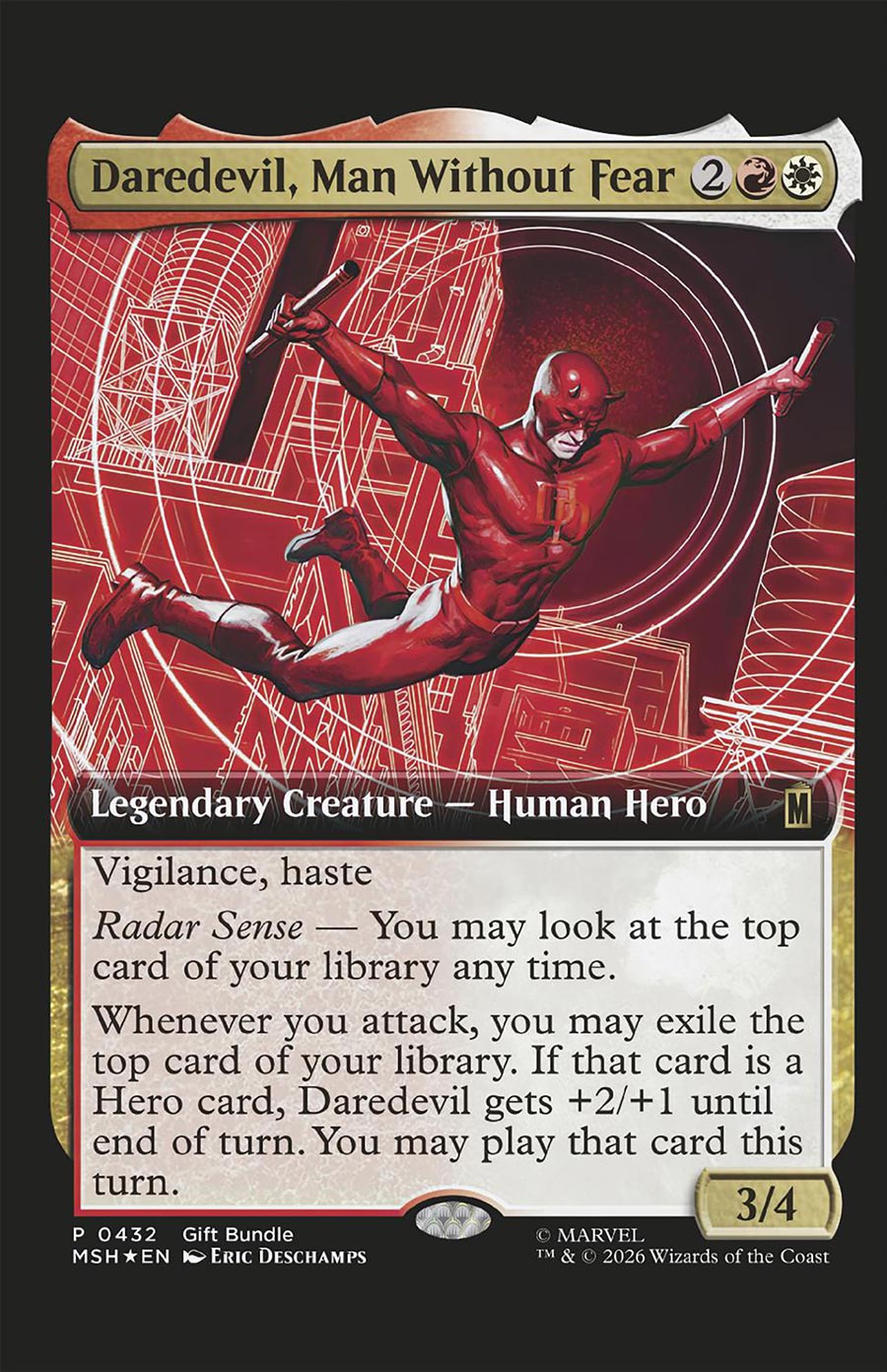 Daredevil #4 (Magic the Gathering CVR)