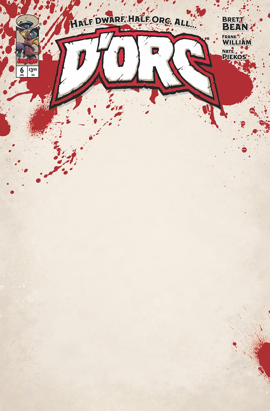 D'ORC #6 Blank CVR