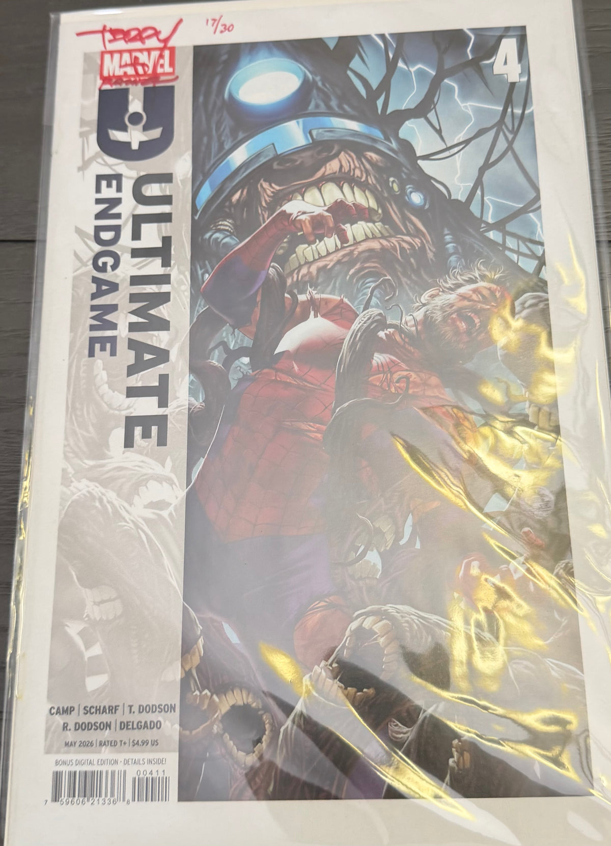 DF Ultimate Endgame #4 Signed by Terry & Rachel Dodson