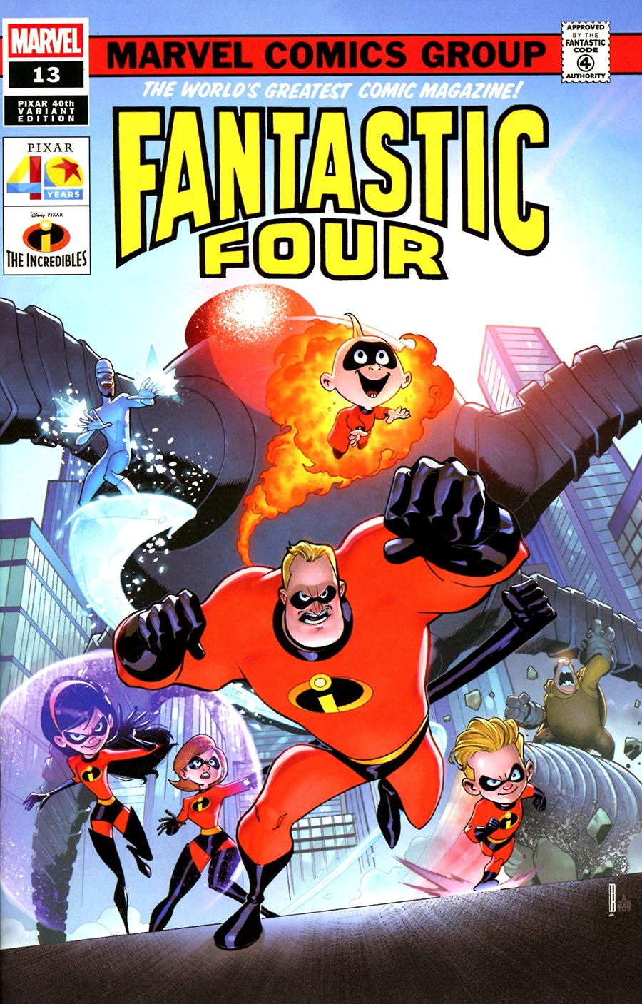 Fantastic Four #13 Pixar Edition