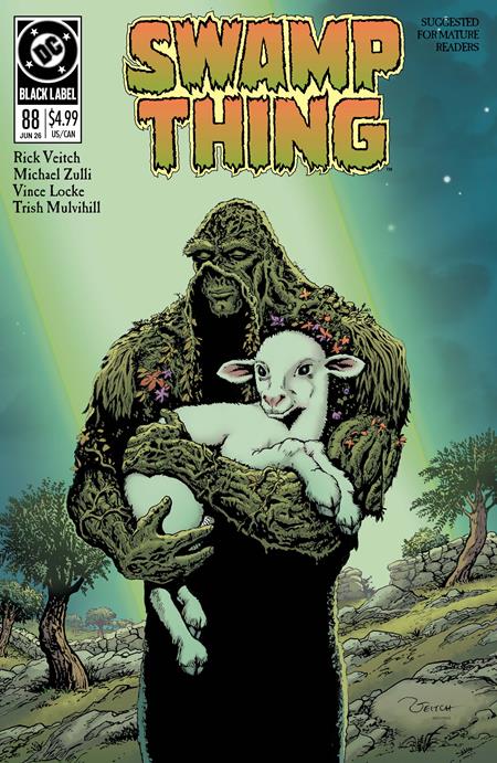 SWAMP THING 1989 #1 (OF 4) CVR C BLANK CARD STOCK VAR