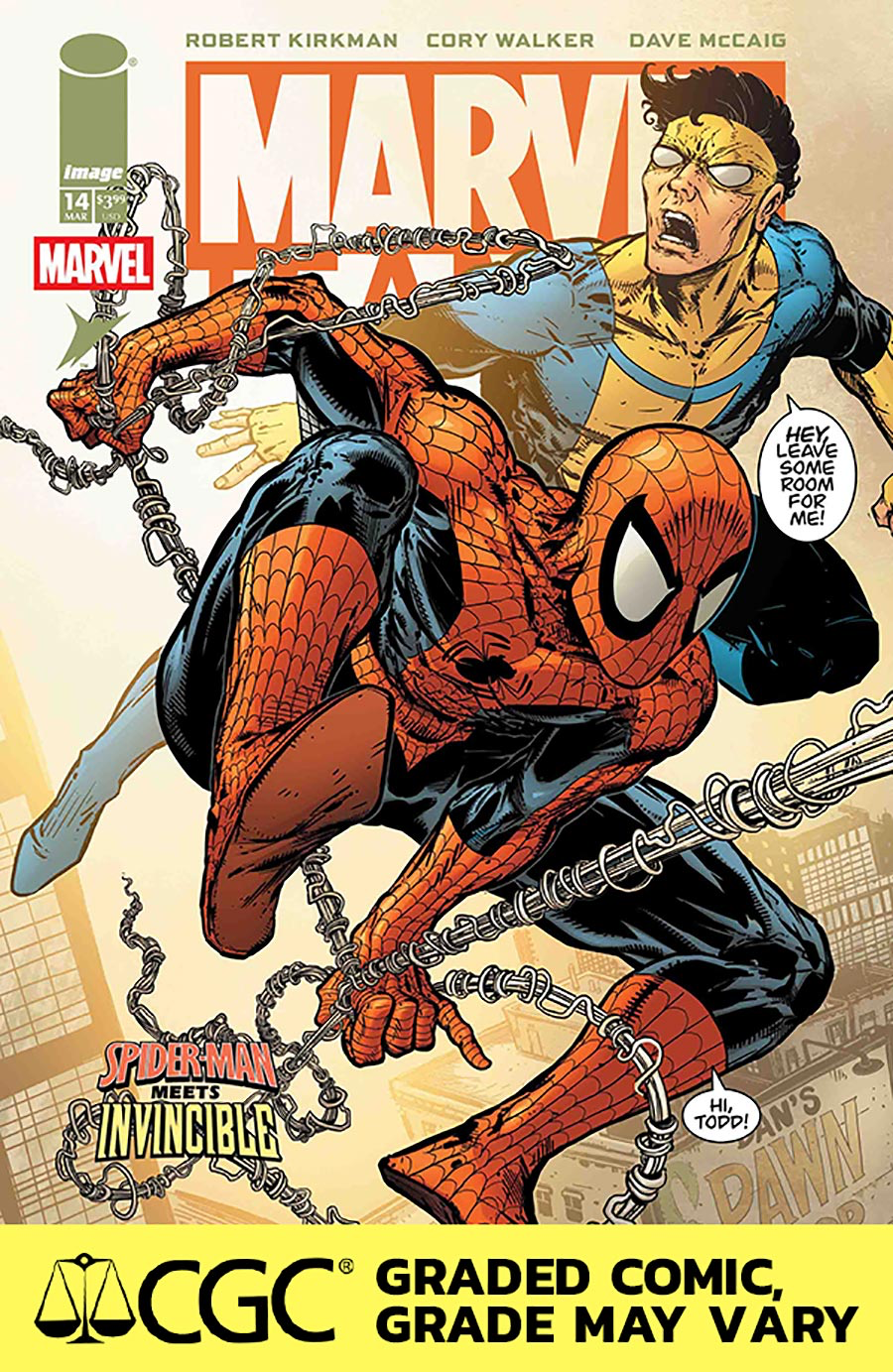 CGC Marvel Team up Facsimile Edition #14
