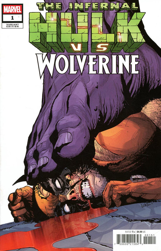 Infernal Hulk vs Wolverine #1 CVR  E