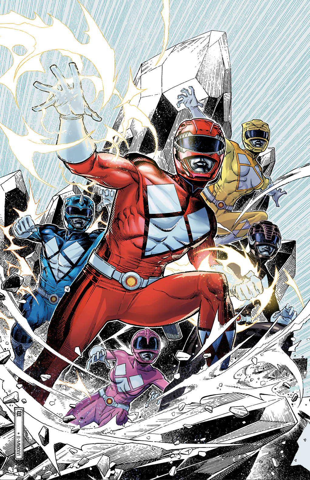 Mighty Morphin Power Rangers #1 Foil