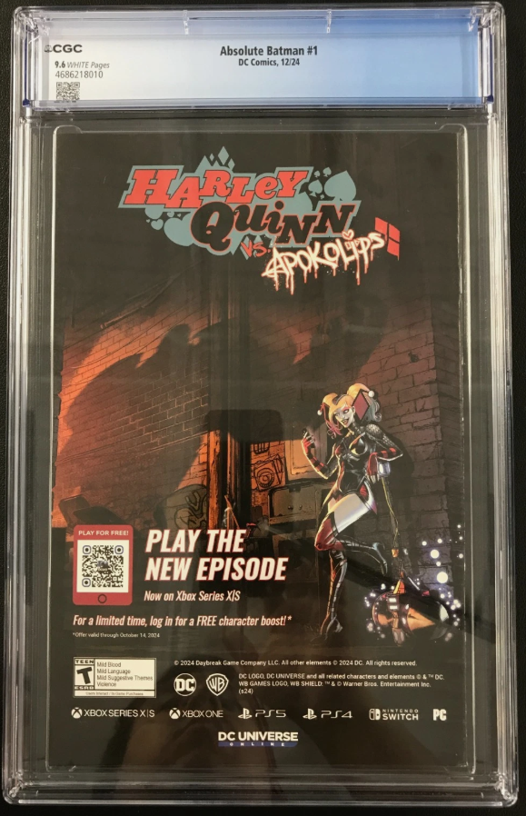 CGC 9.6 DC Absolute Batman #1