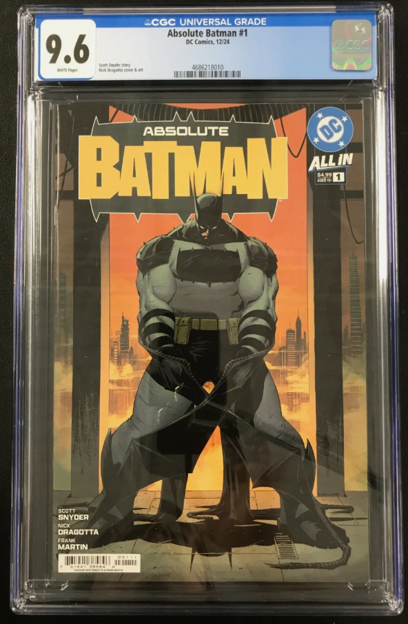 CGC 9.6 DC Absolute Batman #1