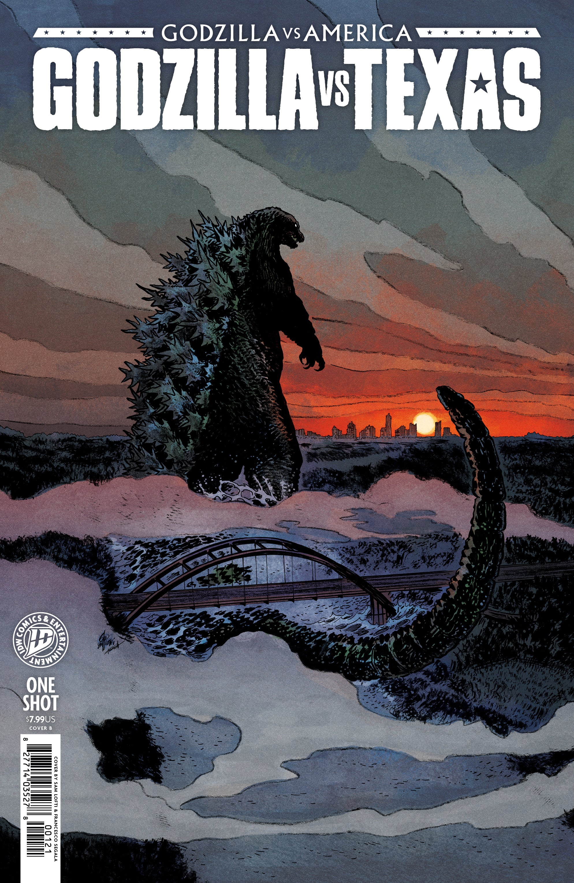 GODZILLA VS TEXAS Cover B