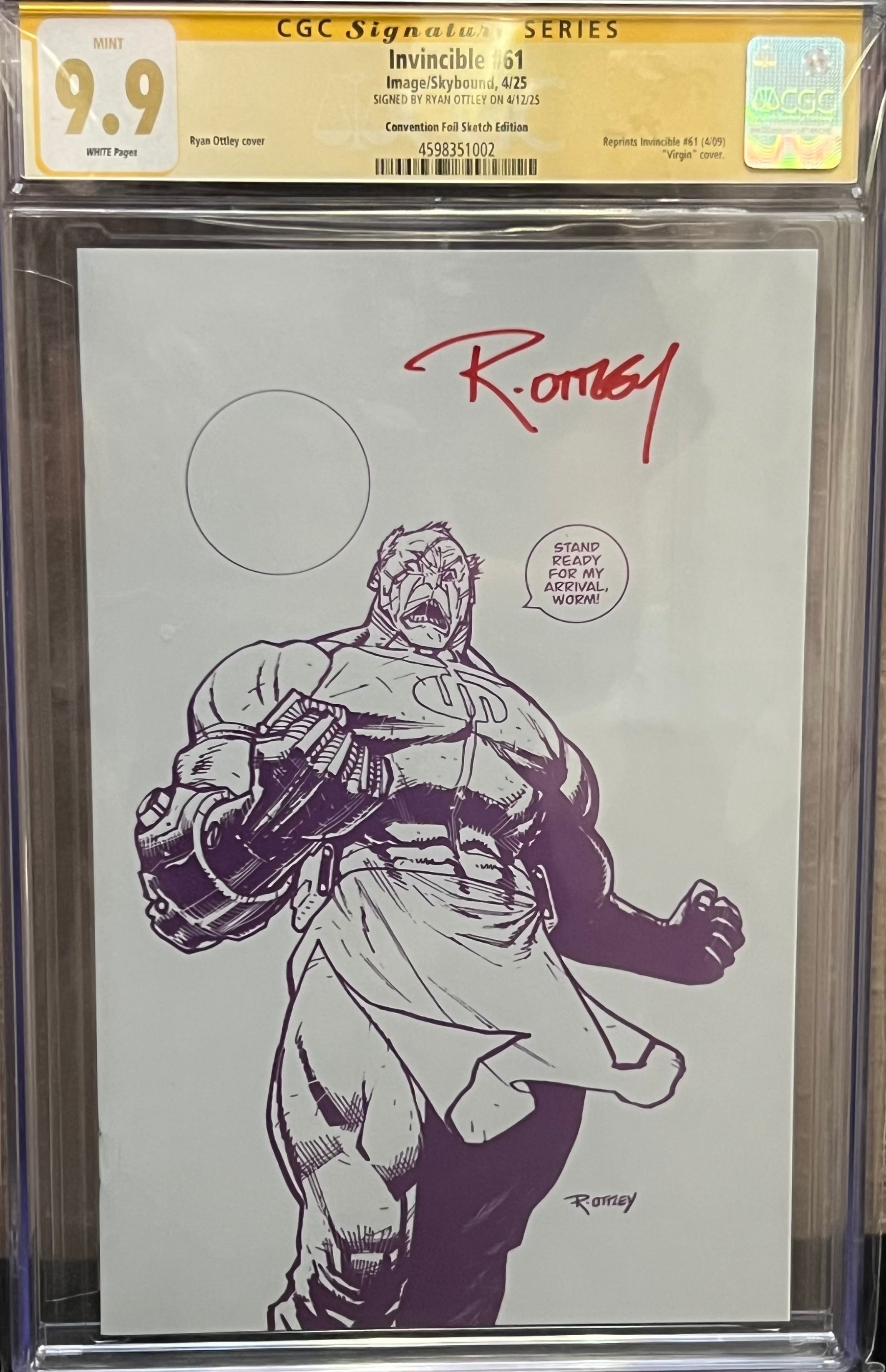 CGC Signature Series: INVINCIBLE #61: MINT 9.9